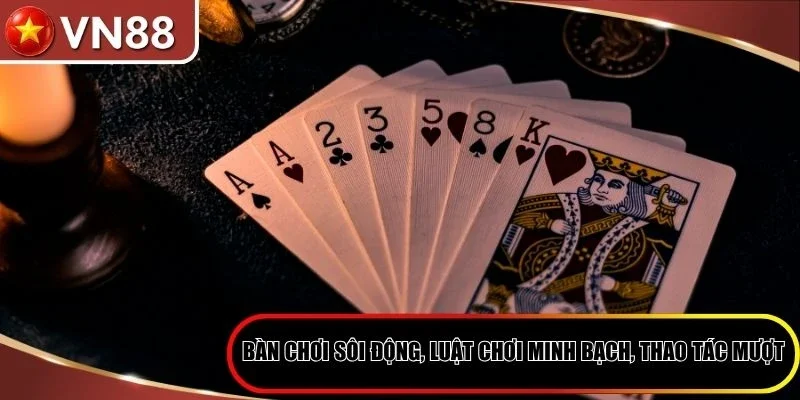 Tiến Lên Miền Nam Tại VN88 - Chơi Dễ, Thắng Lớn Mỗi Ngày Hình số 4 Bàn Chơi Sôi Động, Luật Chơi Minh Bạch, Thao Tác Mượt