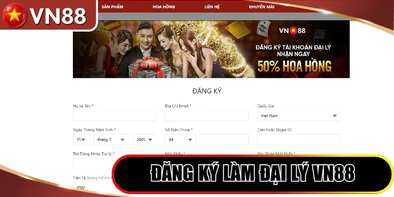 Đại lý Vn88 Hình số 3 Cách Đăng Ký Để Bắt Đầu Công Việc Làm Đại Lý