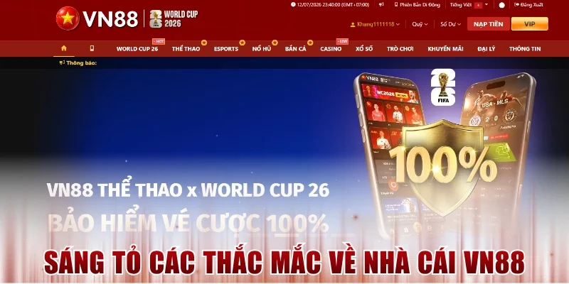 Sáng Tỏ Các Thắc Mắc Về Nhà Cái Vn88