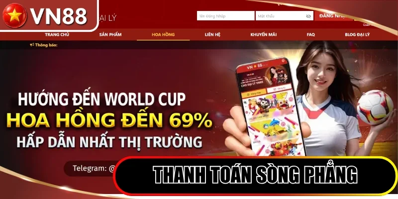 Đại lý Vn88 Hình số 2 Thanh Toán Hoa Hồng Sòng Phẳng Trả Thưởng Đa Kênh