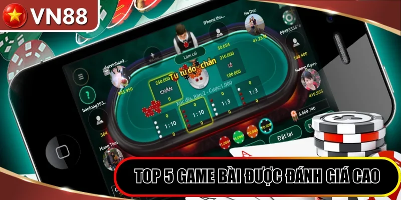 Top 5 Game Bài Online Hot Nhất 2026 Không Thể Bỏ Qua Hình số 3 Top 5 Game Bài Online Hot Nhất 2026 Được Đánh Giá Cao